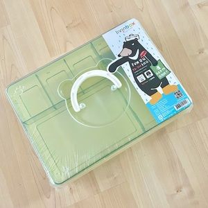 LivinBox TB 704 Green Organizer w/ Removable Tray